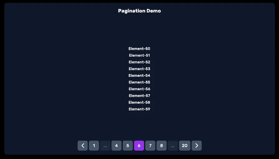 Pagination