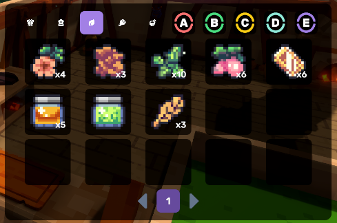 Inventory Ingredients